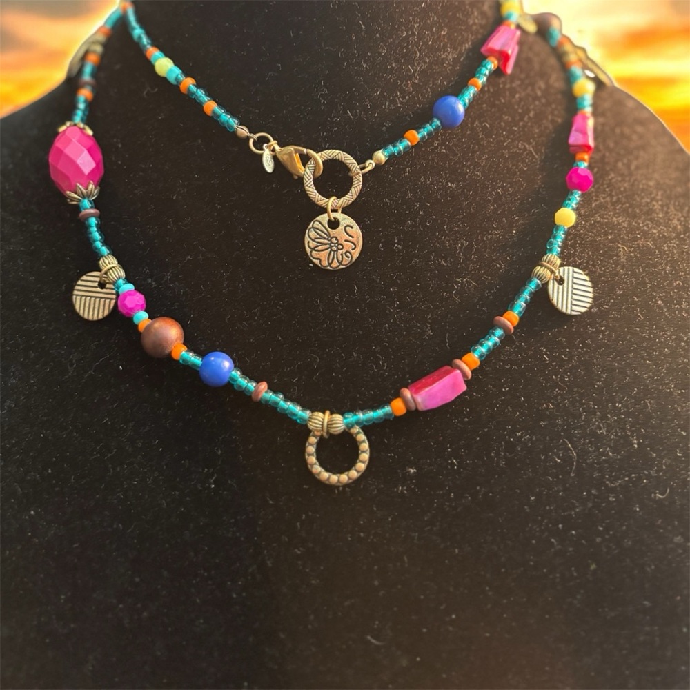 Premier Designs Multicolor Beaded Necklace
